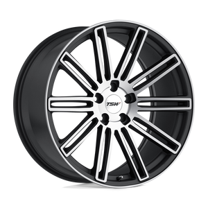 TSW CROWTHORNE Matte Gunmetal W/ Matte Machine Face 19x9.5 +40 5x114.3mm 76.1mm - WheelWiz