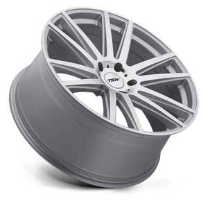 TSW GATSBY Silver W/ Mirror-cut Face 20x10 +35 5x130mm 84.1mm - WheelWiz