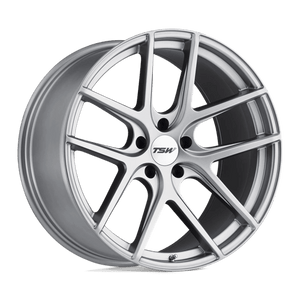 TSW GENEVA Matte Titanium Silver 18x8 +35 5x114.3mm 76.1mm - WheelWiz
