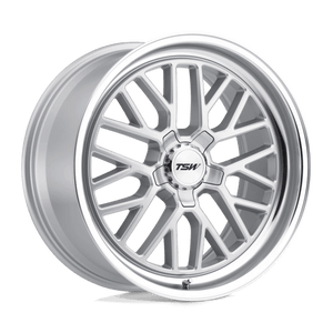 TSW HOCKENHEIM S Silver W/ Mirror Cut Lip 19x9.5 +20 5x120mm 76.1mm - Wheelwiz