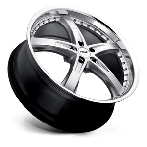 TSW JARAMA Hyper Silver W/ Mirror Cut Lip 20x10 +40 5x114.3mm 76.1mm - WheelWiz