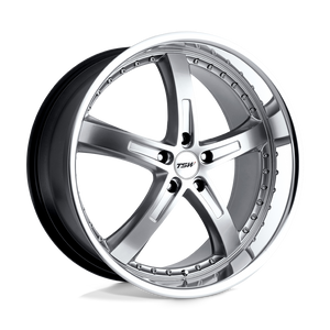 TSW JARAMA Hyper Silver W/ Mirror Cut Lip 18x8 +32 5x112mm 72.1mm - WheelWiz
