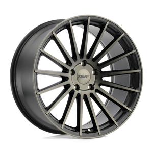 TSW LUCO Matte Black W/ Machine Face & Dark Tint 19x9.5 +40 5x114.3mm 76.1mm - WheelWiz
