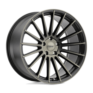 TSW LUCO Matte Black W/ Machine Face & Dark Tint 18x8.5 +35 5x120mm 76.1mm - WheelWiz