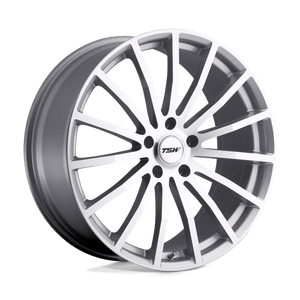 TSW MALLORY Silver W/ Mirror Cut Face 18x9.5 +35 5x112mm 72.1mm - Wheelwiz