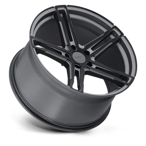TSW MECHANICA Matte Gunmetal W/ Matte Black Face 18x8 +40 5x108mm 72.1mm - WheelWiz