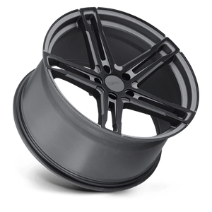 TSW MECHANICA Matte Gunmetal W/ M-black Face 19x9.5 +50 5x112mm 72.1mm - Wheelwiz