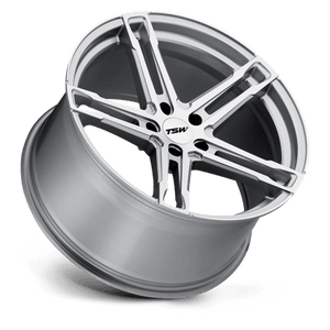 TSW MECHANICA Silver W/ Mirror Cut Face 20x9 +15 5x120mm 76.1mm - Wheelwiz