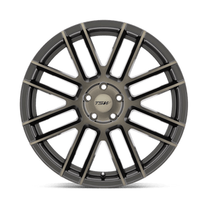 TSW MOSPORT Matte Black W/ Machine Face & Dark Tint 18x8.5 +40 5x108mm 72.1mm - WheelWiz