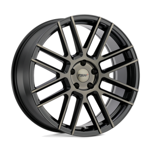 TSW MOSPORT Matte Black W/ Machine Face & Dark Tint 18x8.5 +42 5x112mm 72.1mm - WheelWiz