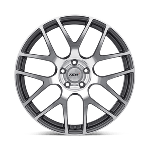 TSW NURBURGRING Gunmetal W/ Mirror Cut Face 21x10.5 +45 5x108mm 63.4mm - Wheelwiz
