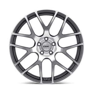 TSW NURBURGRING Gunmetal W/ Mirror Cut Face 17x9 +50 5x120.65mm 70.3mm - WheelWiz
