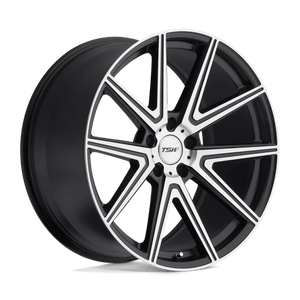 TSW ROUGE Gunmetal W/ Mirror Cut Face 19x9.5 +35 5x120mm 76.1mm - Wheelwiz