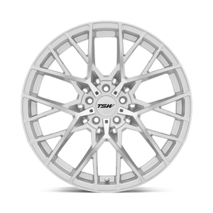 TSW SEBRING Silver W/ Mirror Cut Face 19x8.5 +35 5x100mm 72.1mm - Wheelwiz