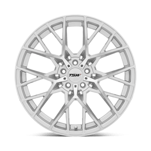 TSW SEBRING Silver W/ Mirror Cut Face 18x8.5 +35 5x120mm 76.1mm - Wheelwiz