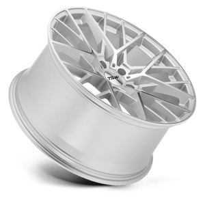 TSW SEBRING Silver W/ Mirror Cut Face 22x9 +32 5x112mm 72.1mm - WheelWiz