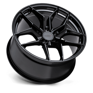 TSW SILVANO Gloss Black 17x8 +32 5x112mm 66.6mm - Wheelwiz
