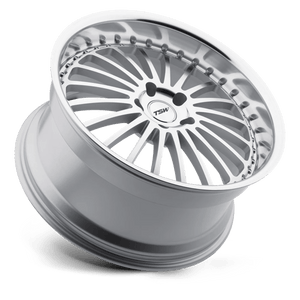 TSW SILVERSTONE Silver W/ Mirror Cut Face & Lip 18x9.5 +40 5x114.3mm 76.1mm - WheelWiz