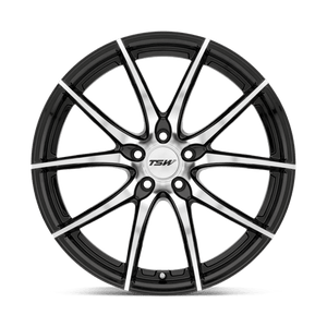 TSW SPRINT Gloss Black W/ Mirror Cut Face 20x10 +40 5x112mm 72.1mm - WheelWiz