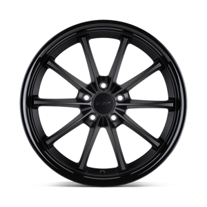 TSW SWEEP Matte Black W/ Gloss Black Lip 19x8.5 +30 5x114.3mm 76.1mm - Wheelwiz