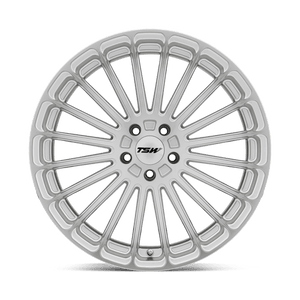 TSW TURBINA Titanium Silver Mirror Cut Fc 22x11 +25 5x120mm 76.1mm - Wheelwiz