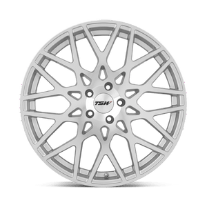 TSW VALE Silver W/ Mirror Cut Face 20x10 +25 5x114.3mm 76.1mm - Wheelwiz