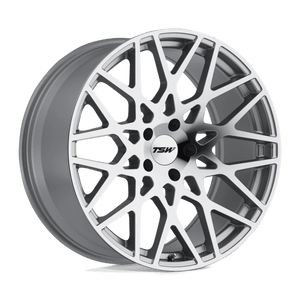 TSW VALE Silver W/ Mirror Cut Face 19x8.5 +40 5x114.3mm 76.1mm - WheelWiz