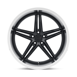TSW VARIANTE Gloss Black W/ Machined Lip 20x10 +40 5x120mm 76.1mm - Wheelwiz