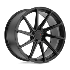 TSW WATKINS Double Black - Matte Black W/ Gloss Black Face 19x9.5 +39 5x114.3mm 76.1mm - WheelWiz