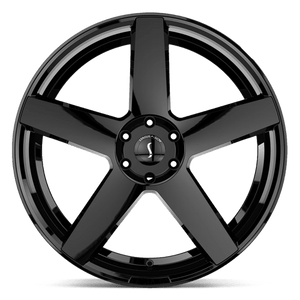 Status EMPIRE Gloss Black 22x9.5 +30 5x114.3mm 74.1mm - WheelWiz