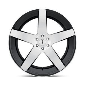 Status EMPIRE Gloss Black W/ Machined Face 22x9.5 +15 5x115mm 74.1mm - WheelWiz