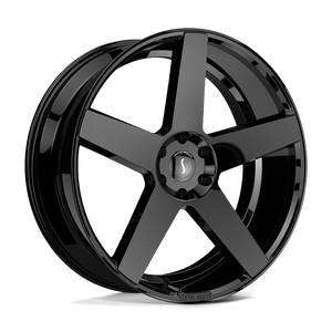 Status EMPIRE Gloss Black 24x9.5 +15 5x115mm 74.1mm - WheelWiz
