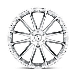 Status GOLIATH Chrome 24x9.5 +15 5x115mm 76.1mm - Wheelwiz