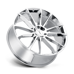 Status GOLIATH Chrome 22x9.5 +35 5x112mm 66.6mm - WheelWiz