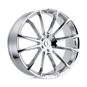 Status GOLIATH Chrome 22x9.5 +35 5x112mm 66.6mm - WheelWiz