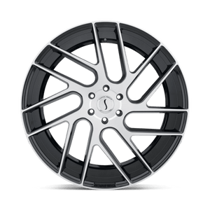Status JUGGERNAUT Gloss Black W/ Machined Face 24x9.5 +15 5x139.7mm 112.1mm - Wheelwiz