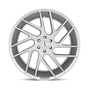 Status JUGGERNAUT Silver W/ Brushed Machined Face 24x9.5 +30 6x135mm 87.1mm - WheelWiz