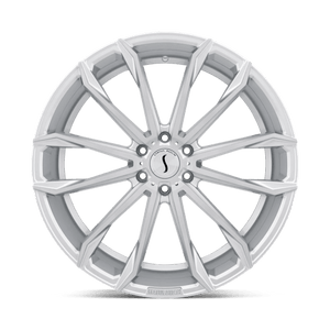 Status MASTADON Silver W/ Brushed Machined Face 22x9.5 +30 6x135mm 87.1mm - WheelWiz