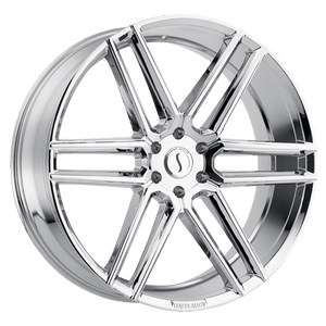 Status TITAN Chrome 22x9.5 +35 5x127mm 71.5mm - WheelWiz