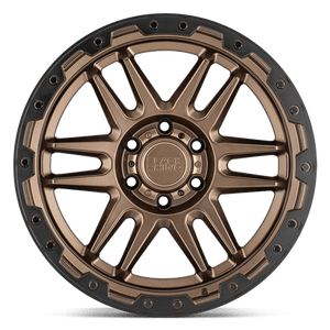 Black Rhino APACHE Matte Bronze W/ Blk Rg & Bolts 17x8.5 -18 6x139.7mm 112.1mm - Wheelwiz