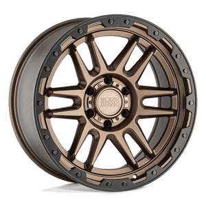 Black Rhino APACHE Matte Bronze W/ Black Ring & Black Bolts 20x9 +12 6x139.7mm 112.1mm - WheelWiz