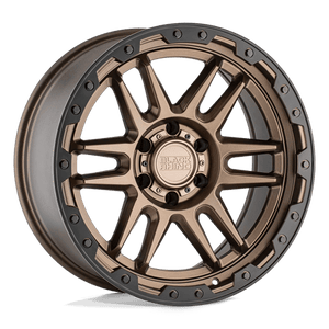 Black Rhino APACHE Matte Bronze W/ Blk Rg & Bolts 17x8.5 -18 6x139.7mm 112.1mm - Wheelwiz
