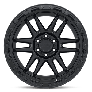 Black Rhino APACHE Matte Black W/ Black Bolts 18x9 +12 6x114.3mm 76.1mm - Wheelwiz