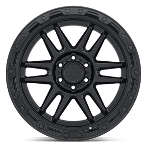 Black Rhino APACHE Matte Black W/ Black Bolts 20x9 +12 6x139.7mm 112.1mm - Wheelwiz