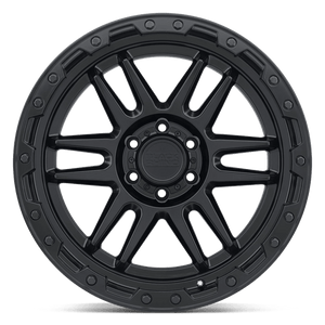 Black Rhino APACHE Matte Black W/ Black Bolts 18x9 +12 6x139.7mm 112.1mm - Wheelwiz