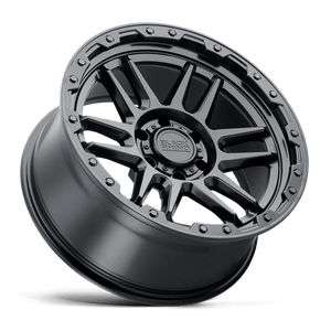 Black Rhino APACHE Matte Black W/ Black Bolts 20x9 -18 6x139.7mm 112.1mm - Wheelwiz