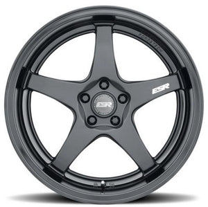 ESR Wheels AP5 Matte Black Gloss Black Lip 18x10.5 -99 Custom 999mm