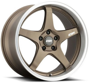 ESR Wheels AP5 Matte Bronze Machined Lip 18x8.5 +30 5x114.3mm 72.6mm - Wheelwiz