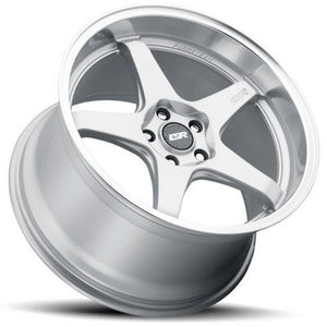 ESR Wheels AP5 Hyper Silver Machine Lip 18x10.5 -99 Custom 999mm