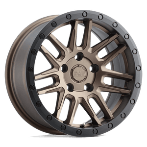 Black Rhino ARCHES Bronze W/ Black Ring 17x8 +30 5x108mm 76.1mm - Wheelwiz